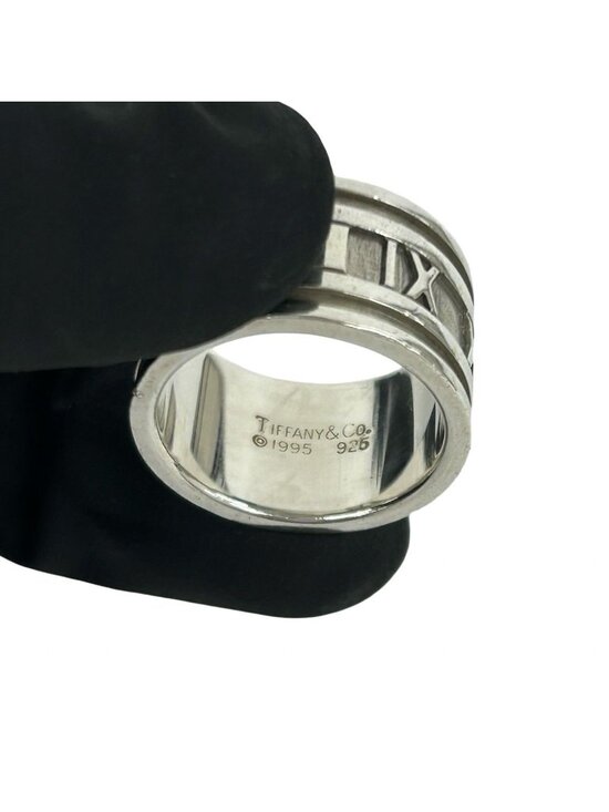 Tiffany & Co Atlas Wide Ring 925 No 13 Silver